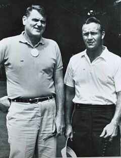 Bob Drum with Arnold Palmer
